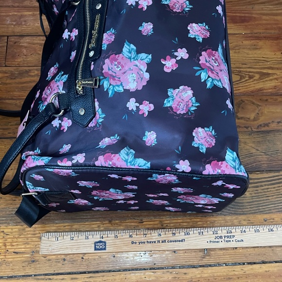 Juicy Couture weekender duffel bag Black floral - Picture 10 of 12